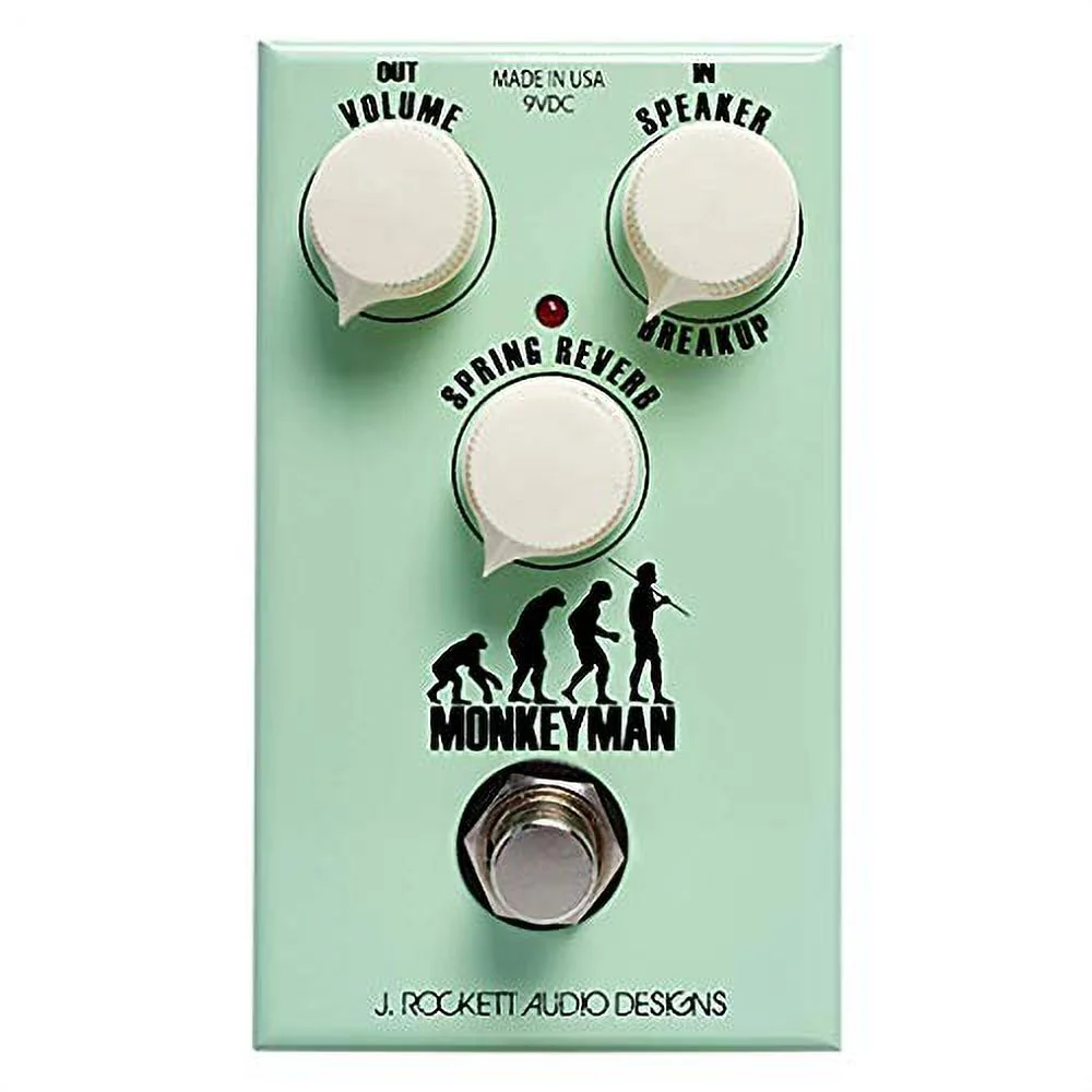 J.Rockett Audio Designs Monkeyman Overdrive and Reverb Effects Pedal