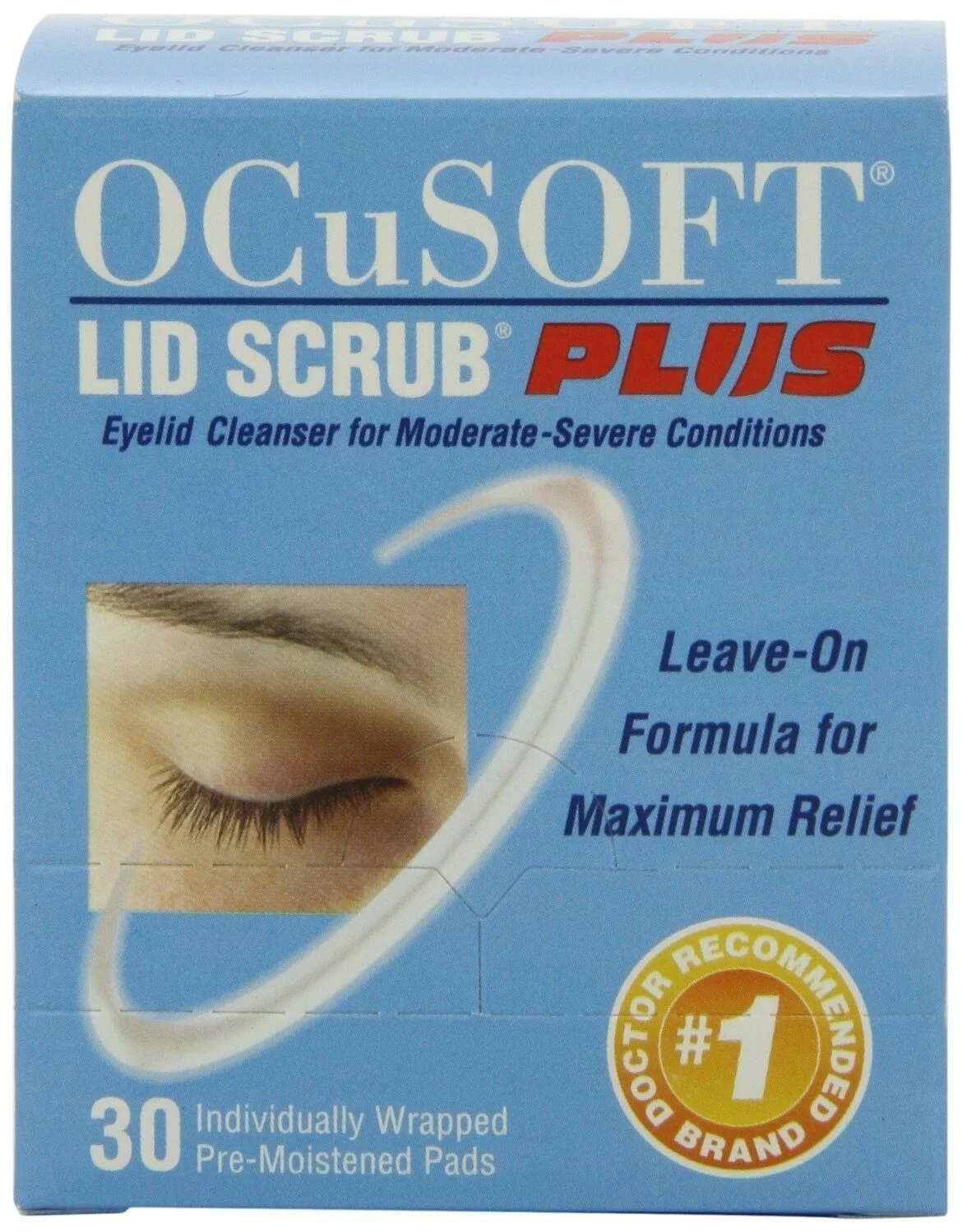 OCuSOFT Plus Eyelid Cleanser Pads 30 Each (Pack of 2)