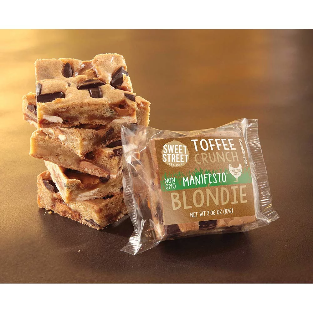 Sweet Street Individually Wrapped Toffee Crunch Manifesto Blondie (8 Count)
