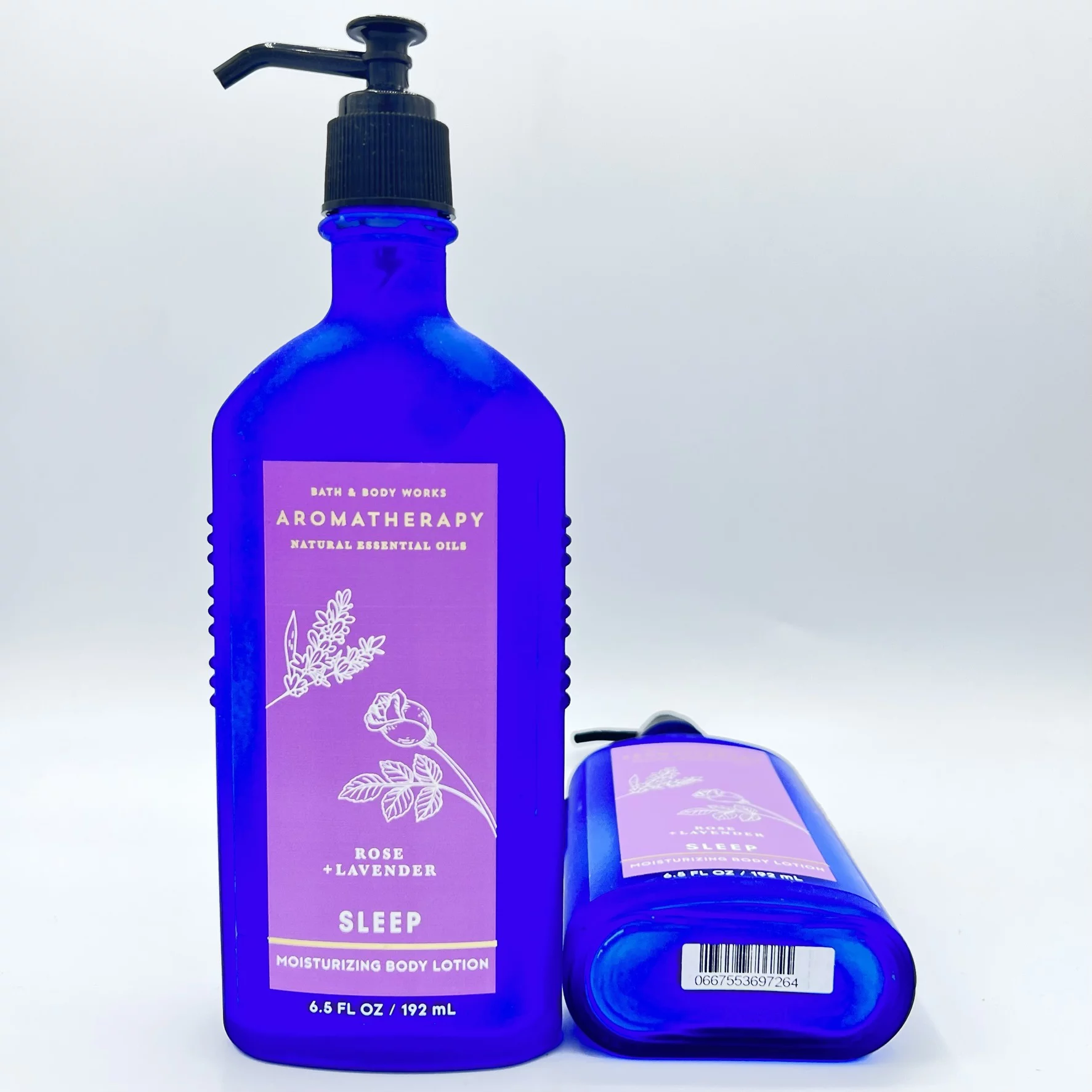 Bath & Body Works Aromatherapy Rose Lavender Sleep 6.5oz Body Lotion Pack of 2