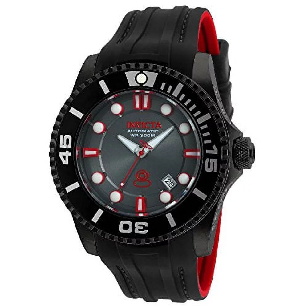 Invicta Men's Pro Diver 20205 Black Silicone Automatic Diving Watch