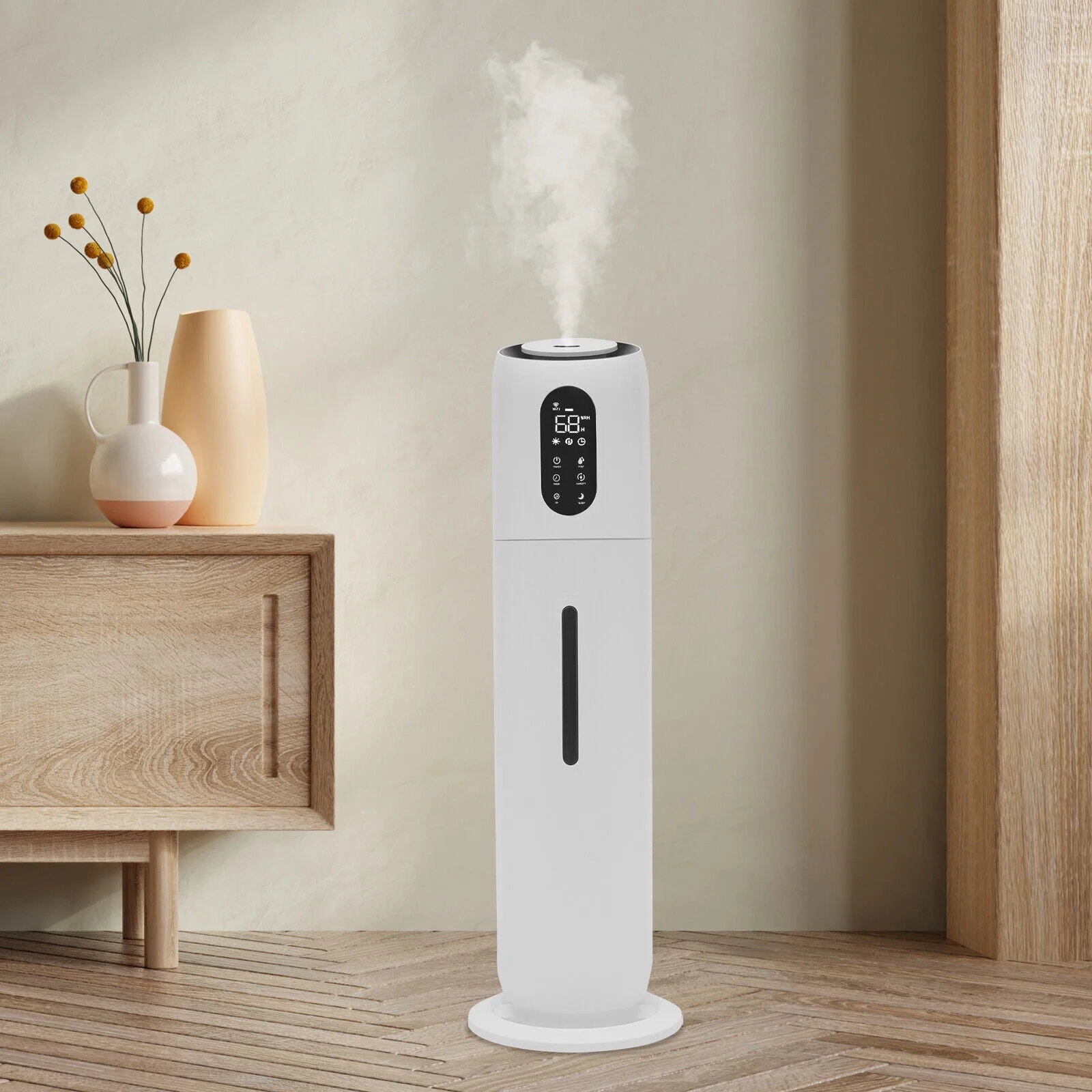 Miumaeov 9L Large Room Humidifier Whole House Ultrasonic Cool Mist Humidifier with Remote Control