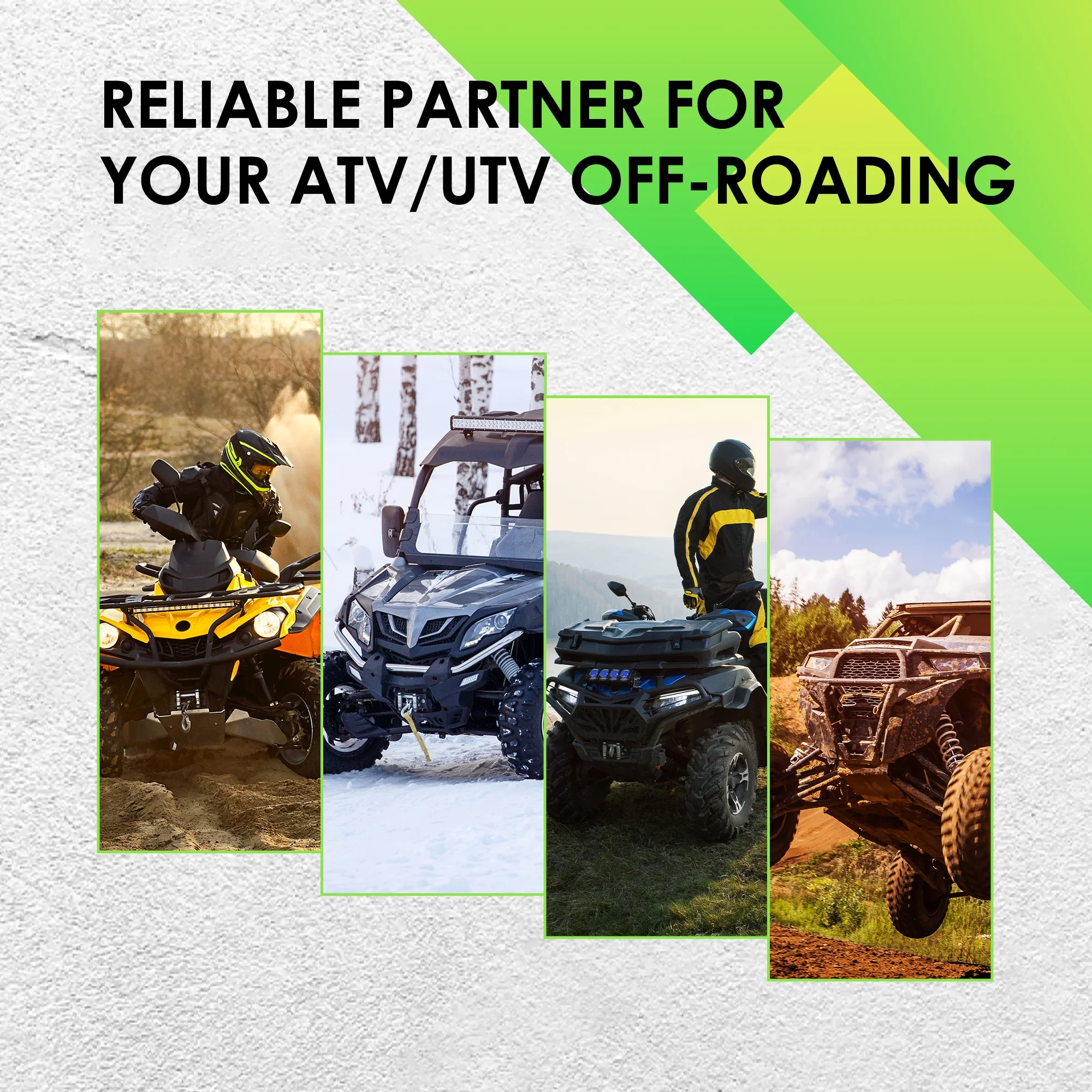 Hyper Tough 5500 lb 12V DC Electric UTV Winch with 50ft. Synthetic Rope and Mounting Bracket