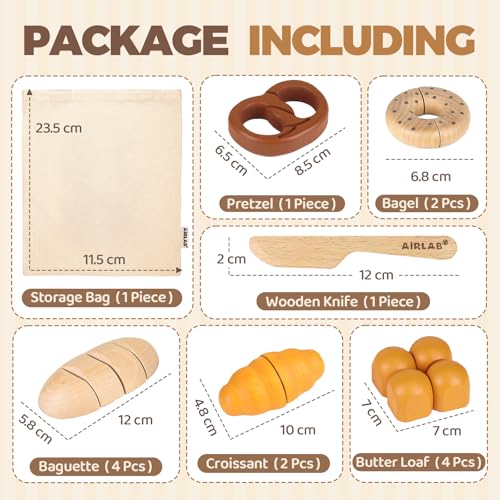 Play Food Sets for Kids Kitchen for Toddler 1-3 Toy Food Grocery Pretend Playsets 2 3 4 5 6 Year Old Boys Girls Birthday Gift Ages 4-8 Educational Bread Bakery Toys