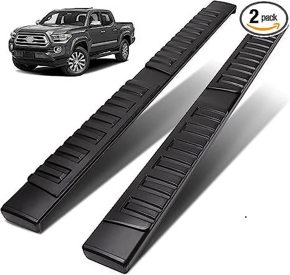 HF Autoparts 6-Inch Running Boards for 2005-2023 Toyota Tacoma Double Cab Pickup 4-Door Aluminum Alloyl Side Steps Nerf Bars