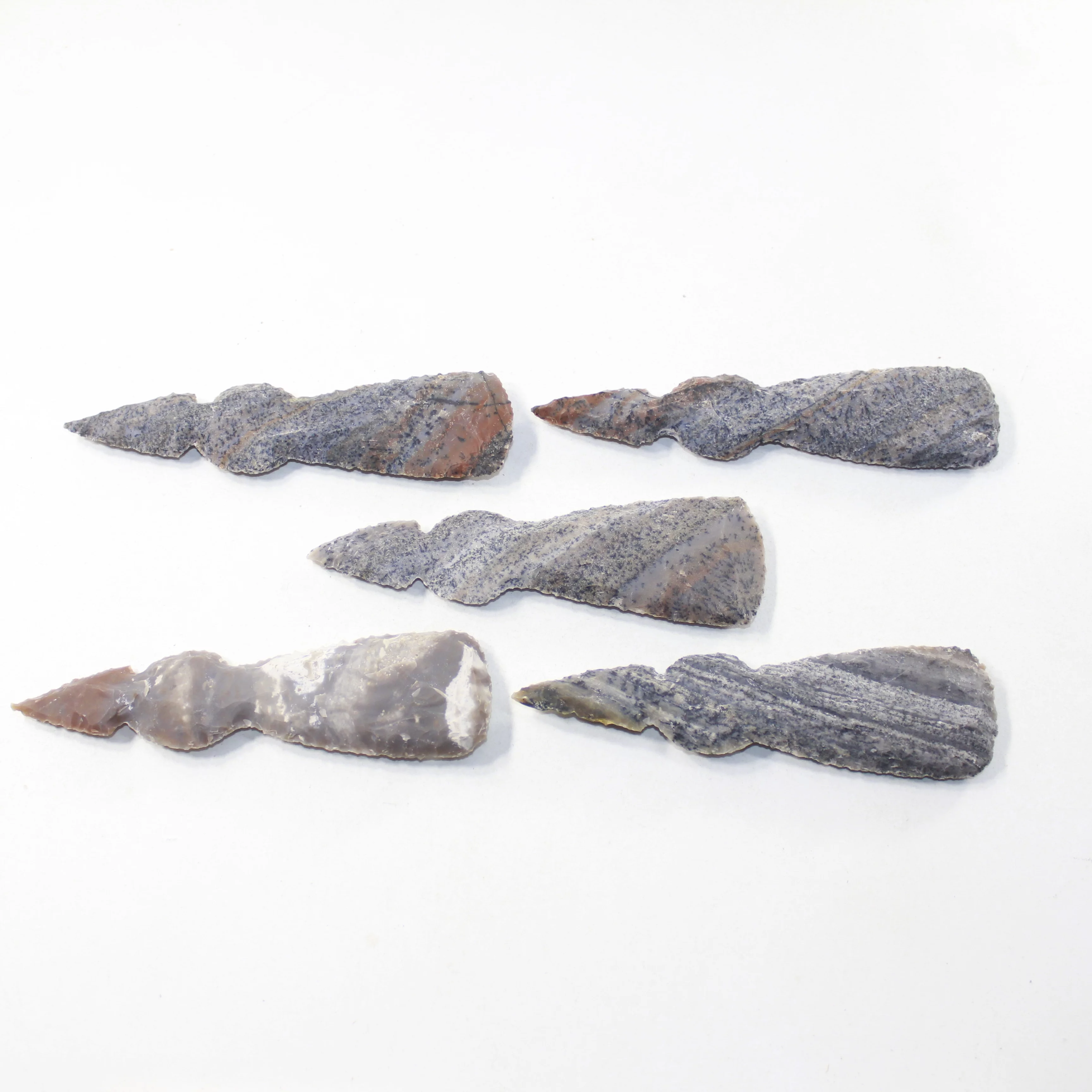 5 Stone Ornamental Tomahawk Heads #4924  Ax Axe Hatchet