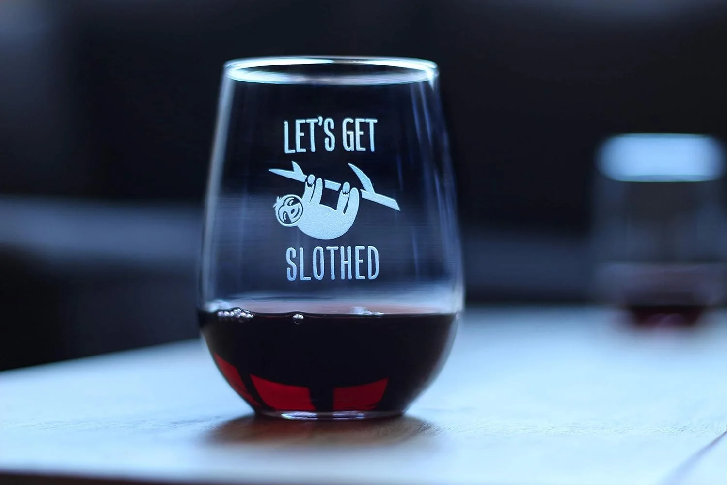 Get ed – Cute Funny Stemless Wine Glass, Large 17 Ounces, Etched Sayings, Gift Box