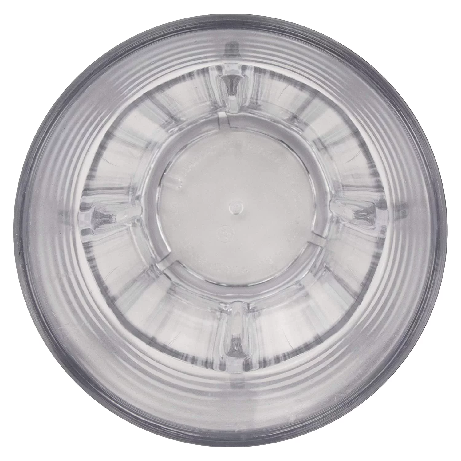 G.E.T. Heavy-Duty Faceted Shatterproof Tumbler, 14 Ounce, Blue (Set of 12)