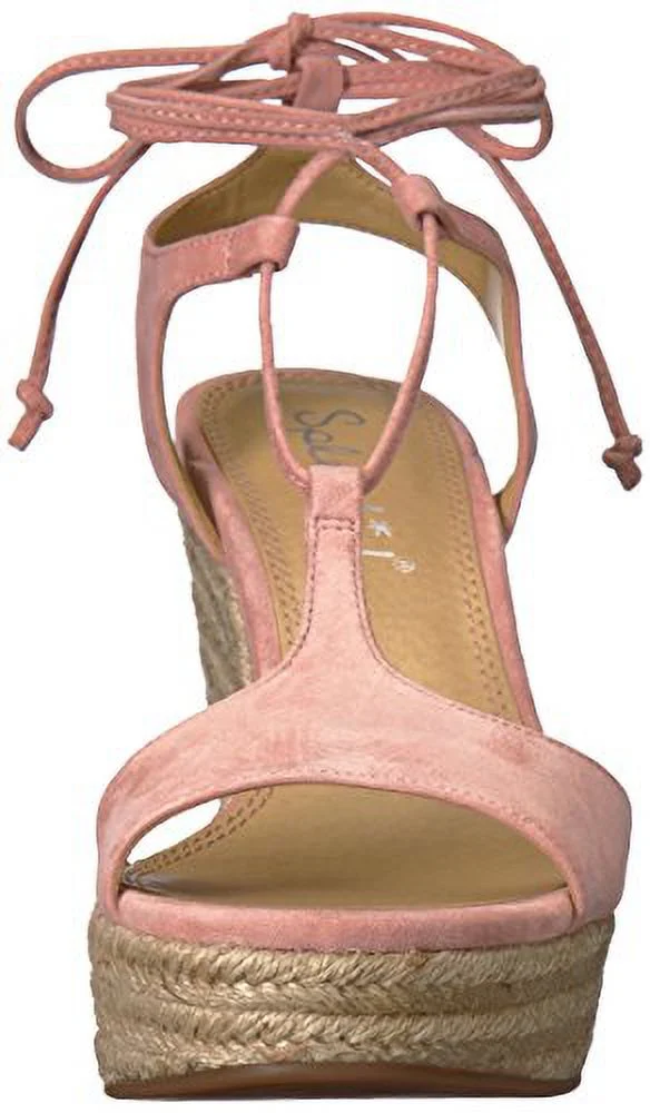 Splendid Women's Fianna Wedge Sandal, Blush, 10 Medium US