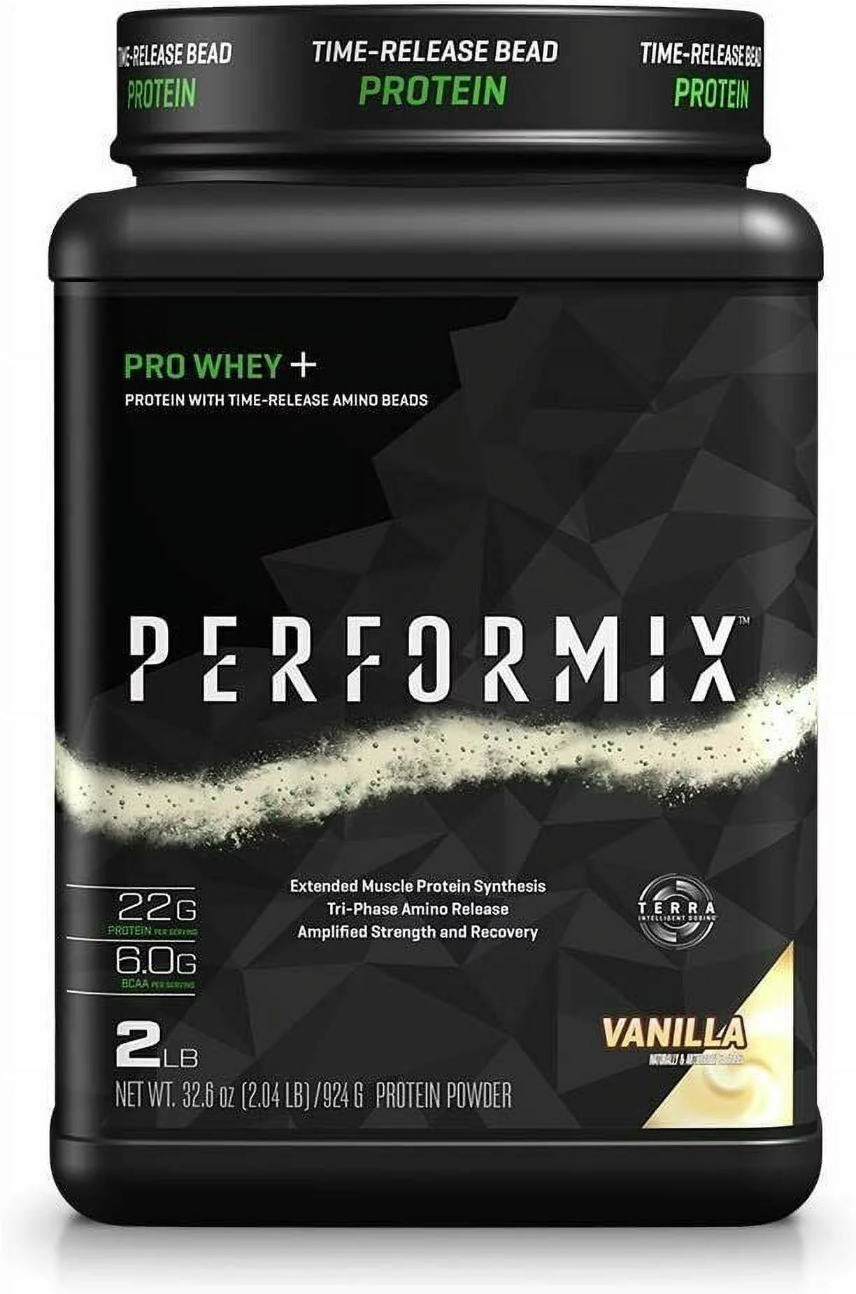Performix's | PRO WHEY+ Protein Powder, Time-Release Amino Beads, Muscle Protein Synthesis, Strength, Recovery | Vanilla, (2) LBS