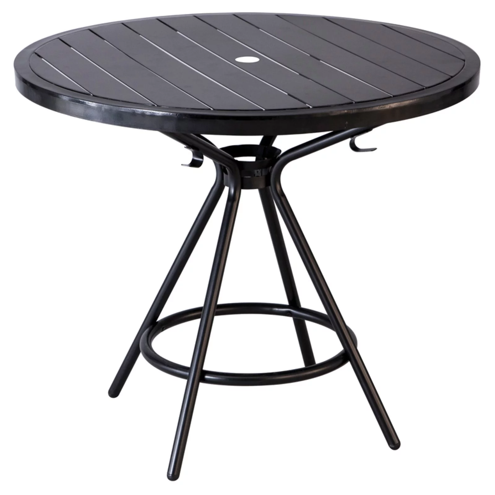 Safco Products CoGo Indoor and Outdoor Round Table in Black