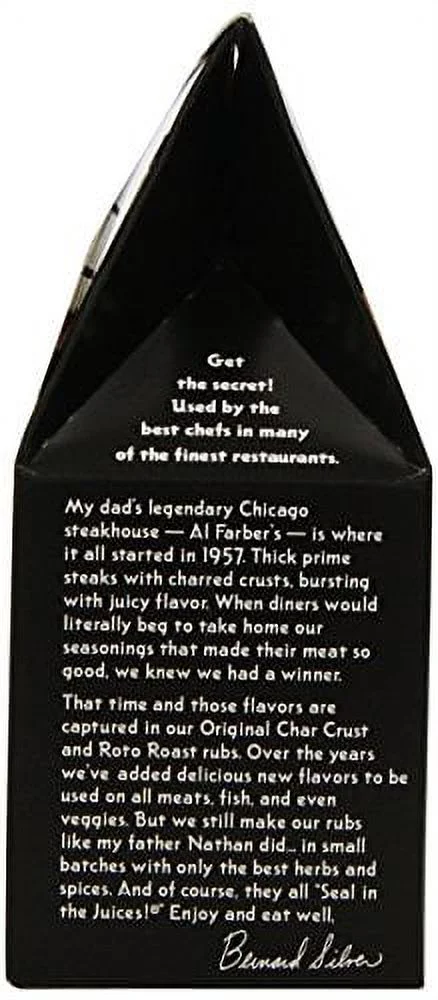 Char Crust Roasted Garlic Peppercorn - Case of 6 - 4 oz