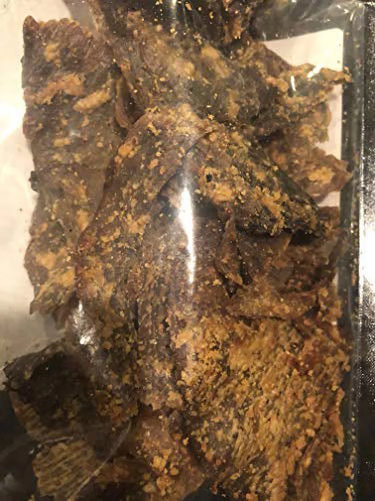 Kilishi - Spicy Beef Jerky African Fresh Dried Meat Deliciously Tasty Nigerian Snack