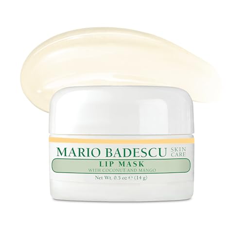 Mario Badescu Lip Mask, Overnight Lip Treatment Enriched With Skin Softening Coconut Oil and Hydrating Shea Butter