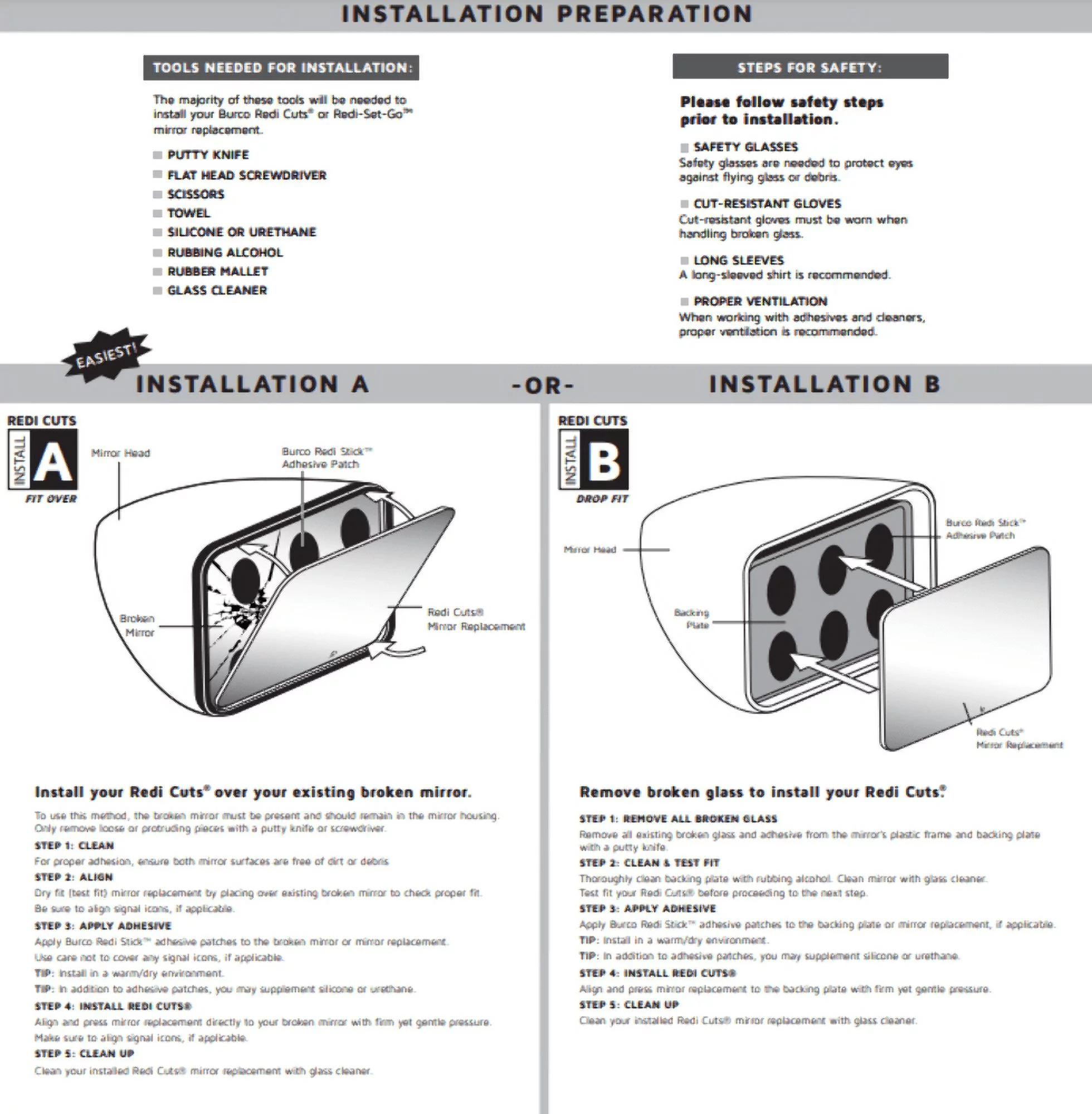 Fits 02-06 Camry Left Driver Mirror Glass Lens w/AdhesiveFits: Japan Built Models Vin# Starts w/J no Rear Backing Plate