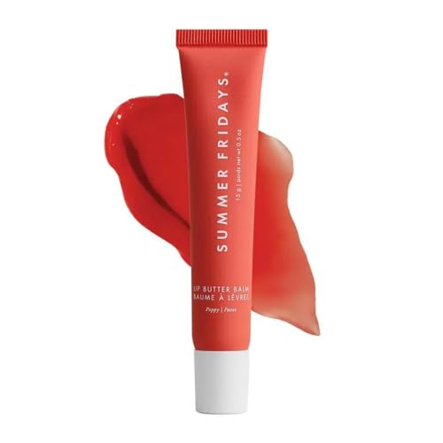 Summer Fridays Lip Butter Balm - Conditioning Lip Mask and Lip Balm for Instant Moisture, Shine and Hydration - Sheer-Tinted, Soothing Lip Care - Vanilla (.5 Oz)