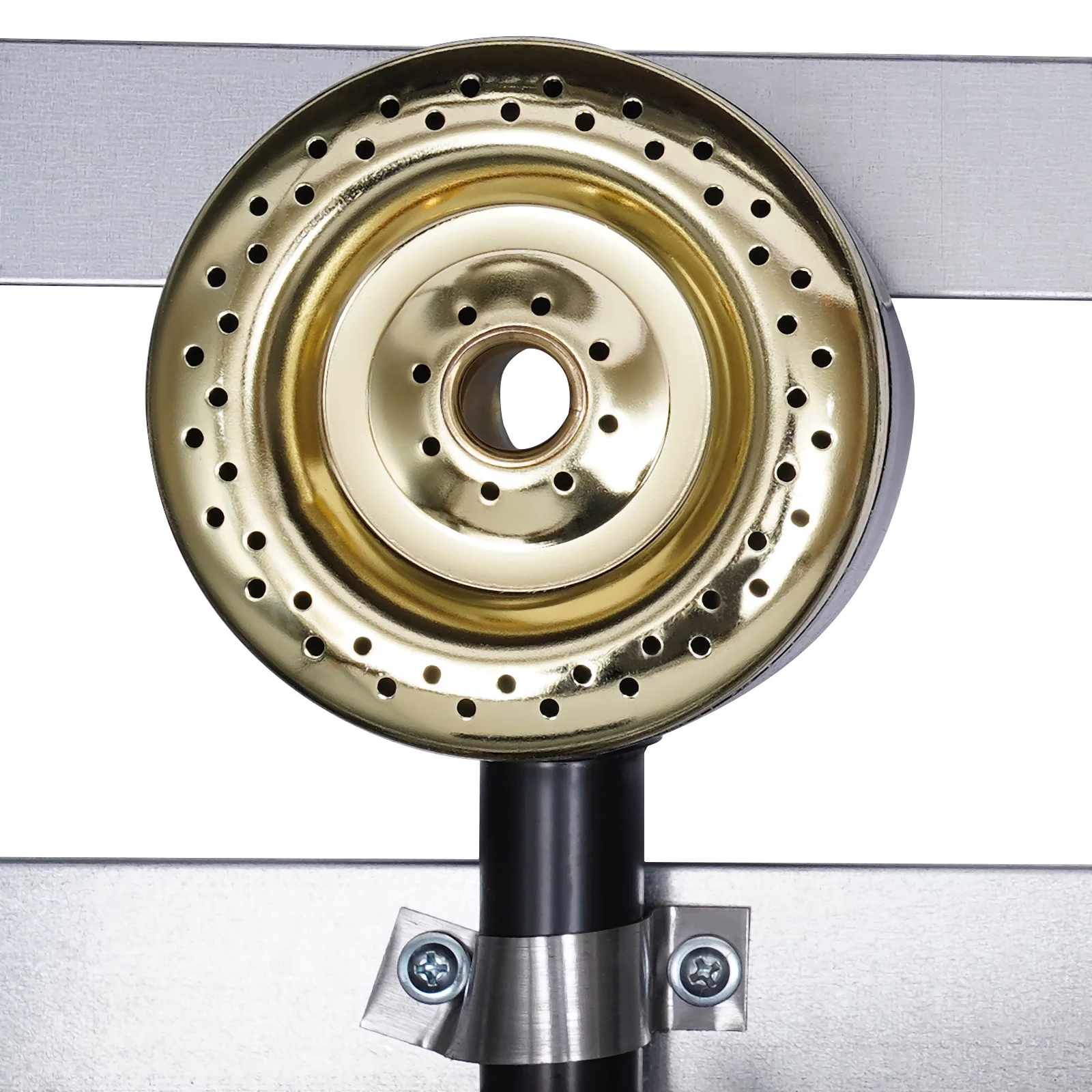 Oukaning Commercial Gas Fryer Deep Fryer Petroleum 2 Basket 6L*2 Stainless Steel（Silver）