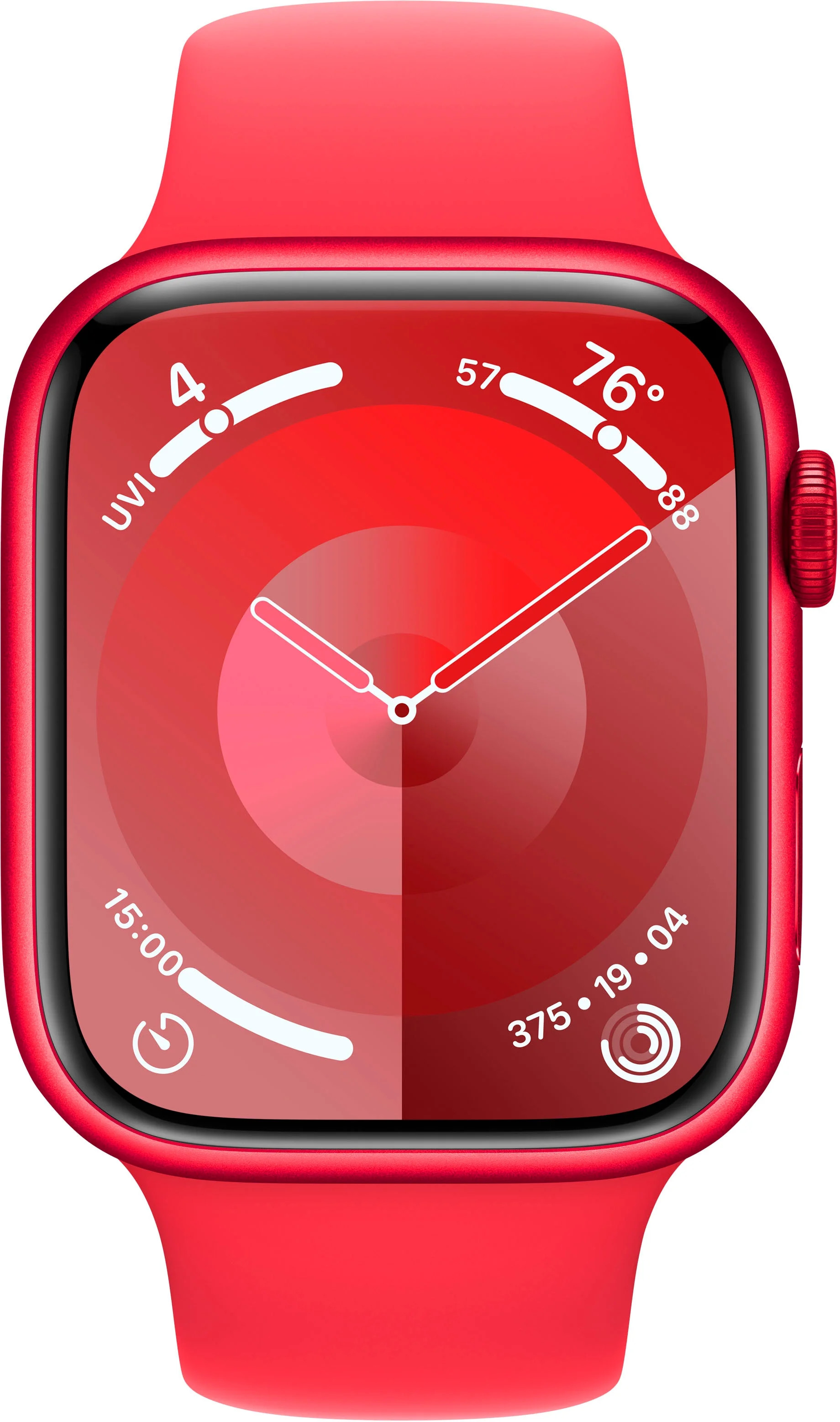 Refurbished Apple Watch Gen 9 Series 9 45mm (PRODUCT)RED Aluminum - (PRODUCT)RED Sport Band MRXK3LL/A