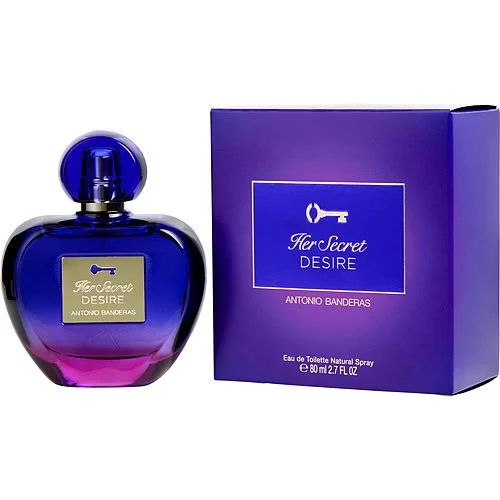 HER SECRET DESIRE by Antonio Banderas EDT SPRAY - 2.7 oz - Unleash Your Desires