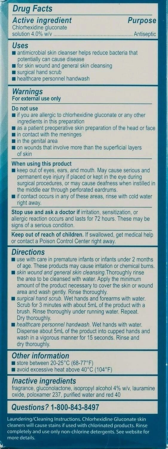 Hibiclens Liquid 8 oz (Pack of 4)