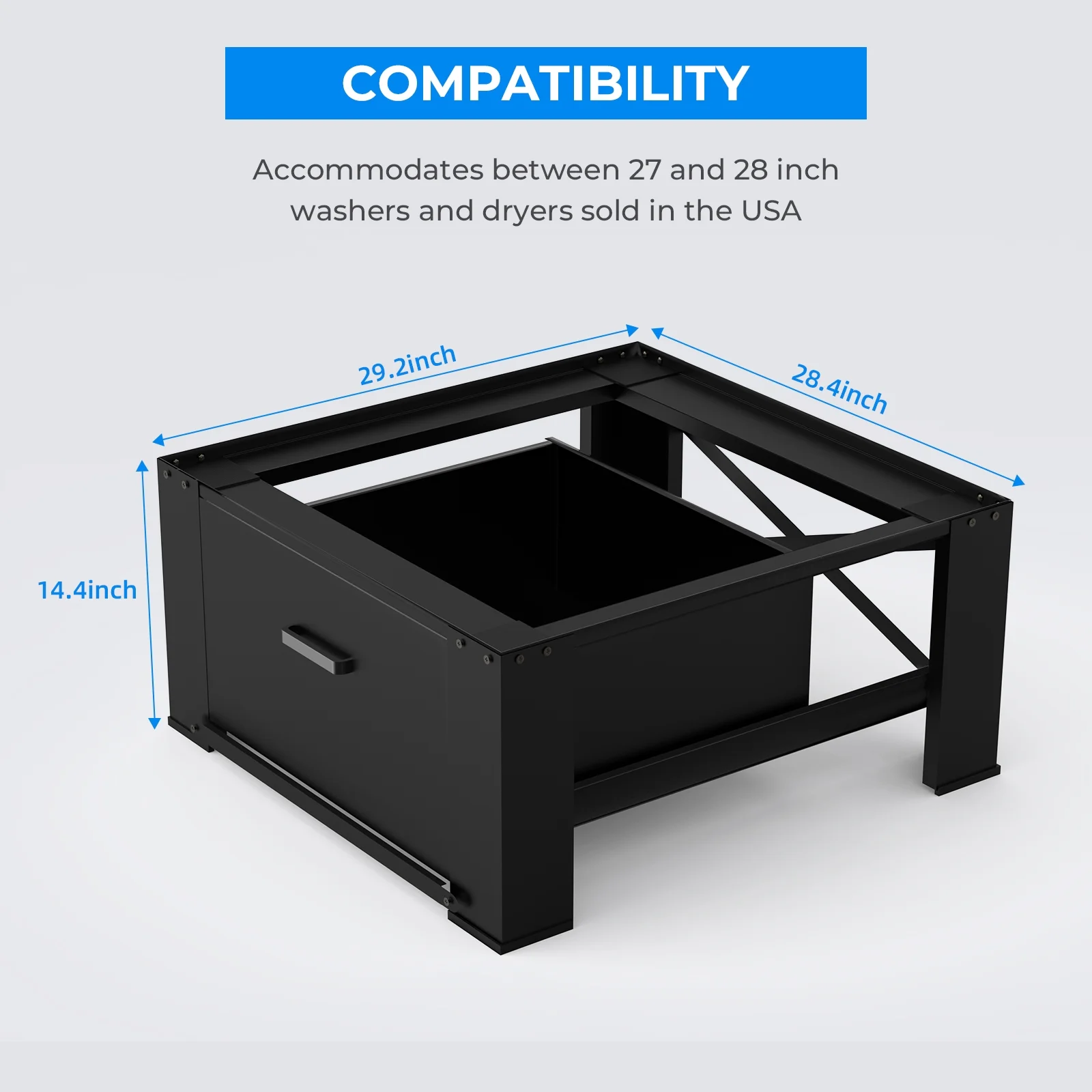 2 Pack Laundry Pedestals 28