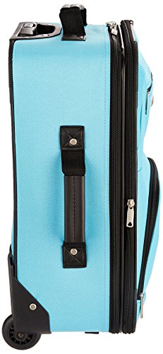 Rockland Fashion Expandable Softside Upright Luggage Set, Charcoal, 2-Piece (14/19)