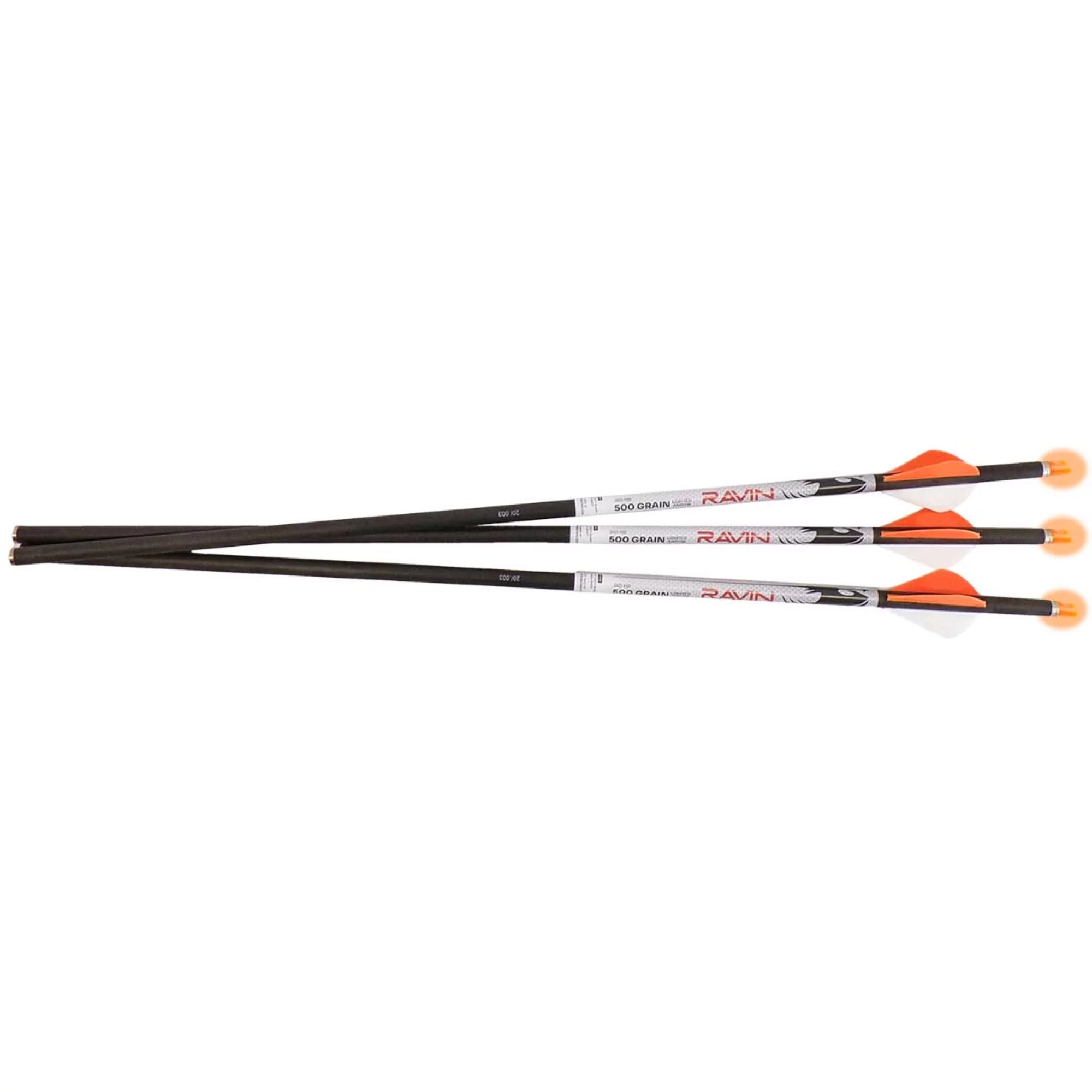 Ravin XK5 Lighted Arrows 500 Grains .001 (3-Pack)