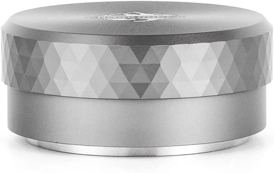 58mm Coffee Tamper, Espresso Tamper Barista 58mm Diamond Pattern Hand Tamper by CrossCreek with Stainless Steel Flat Base 6296-51201-01A