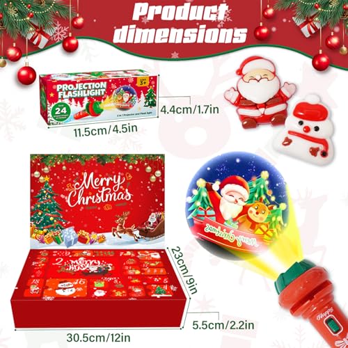 Fidget Advent Calendar 2025, 24 Days of Surprises Christmas Countdown Calendar, Sensory Fidget Toy for Kids & Adult, Party Favor Christmas Gifts Stocking Stuffers Gifts