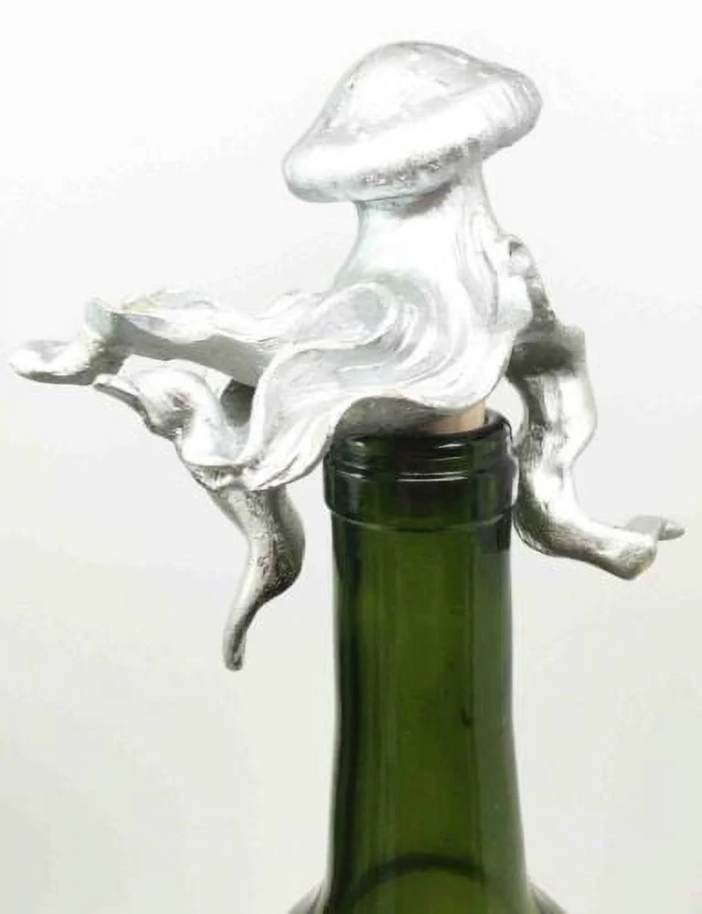 Silver Color Jellyfish Kitchen Wine Bottle Topper Stopper Cork Hosting Accessory