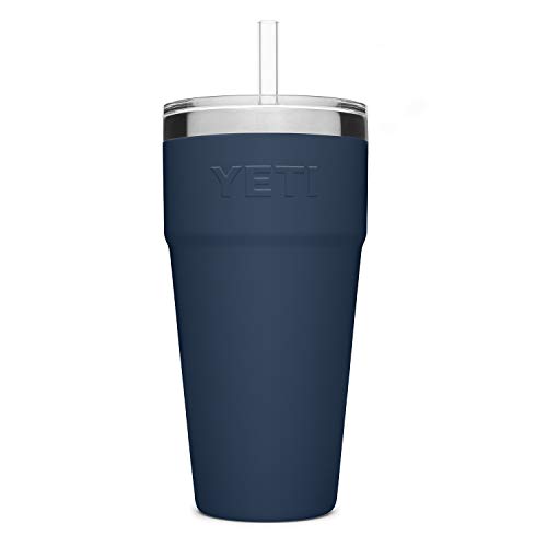 YETI Rambler 26 oz Straw Cup, Vacuum Insulated, Stainless Steel with Straw Lid