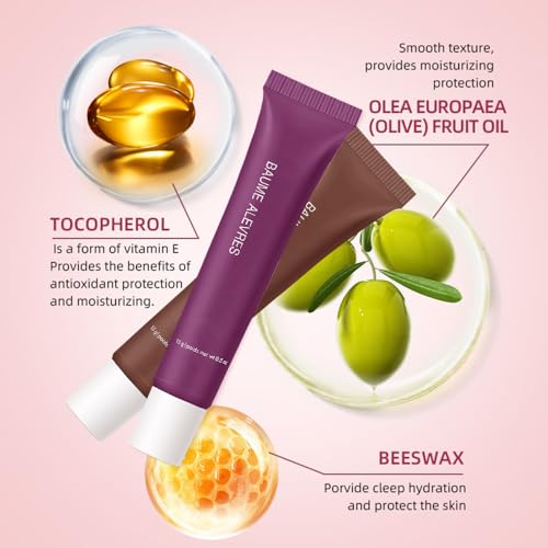 4 PCS Summer Special Lip Butter Balm – Ultra-Hydrating Lip Care with Shea Butter & Olive Oil, Soothes Dry Lips with Natural Tint & Gloss Effect, Lip Plumper Moisture & Light Lip Stain Finish