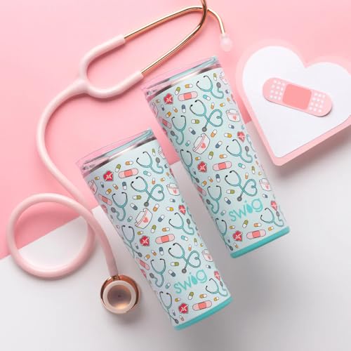 Swig Life 32oz Insulated Tumbler, Travel Coffee Tumbler with Lid, Cup Holder Friendly, Stainless Steel Travel Coffee Mug, Glitter Tumbler, Glitter Gifts (Confetti)