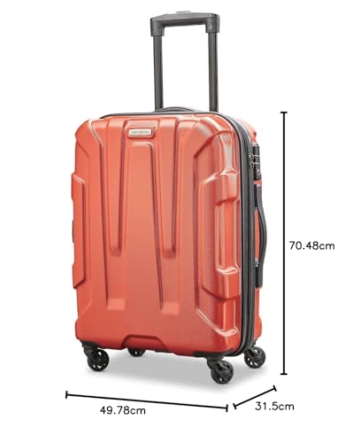 Samsonite Centric Hardside Expandable Luggage with Spinner Wheels, Blue Slate, Carry-On 20-Inch