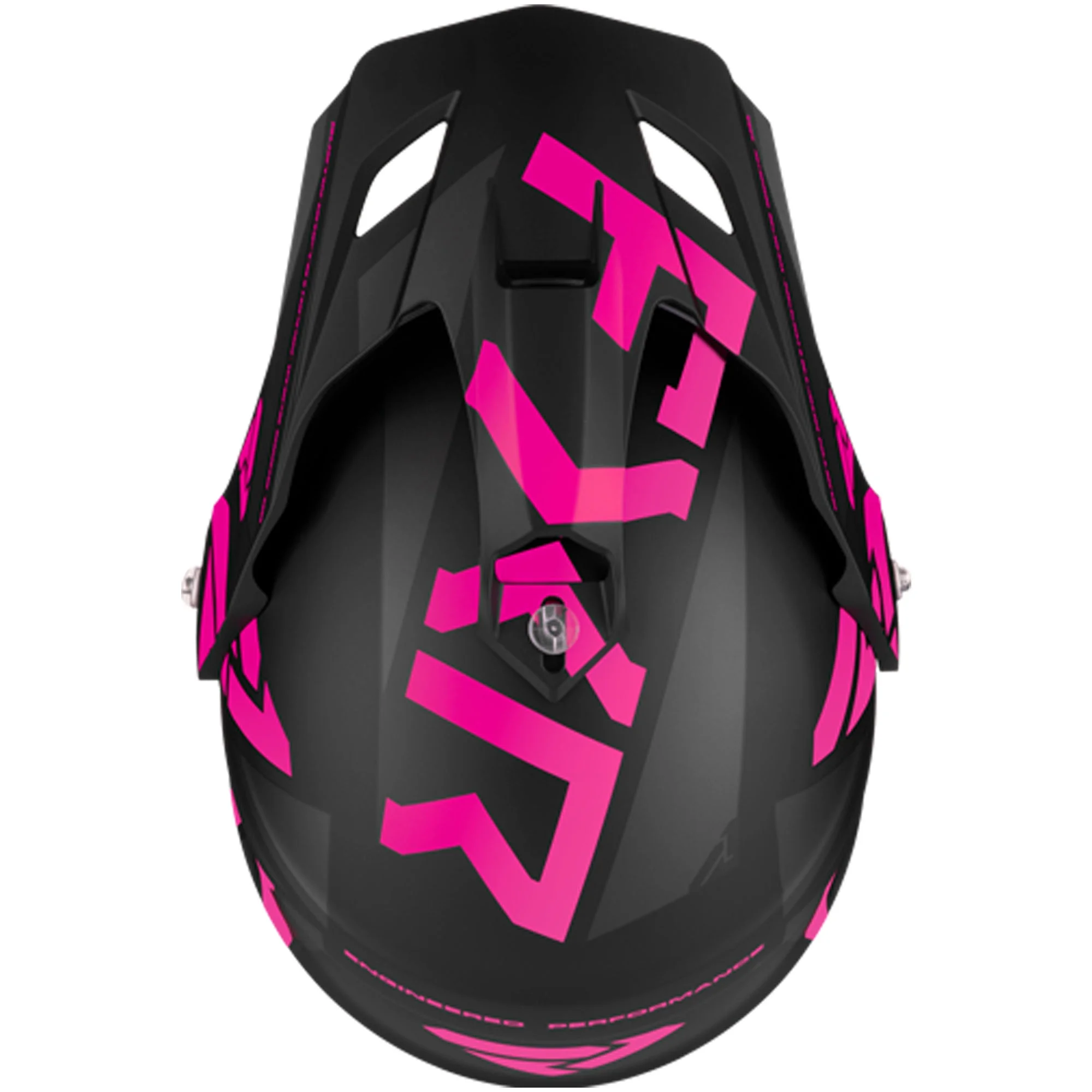 FXR Torque X Team Helmet W/ Elec. Shield and Sun Shade Black / E. Pink 2XL (2024)