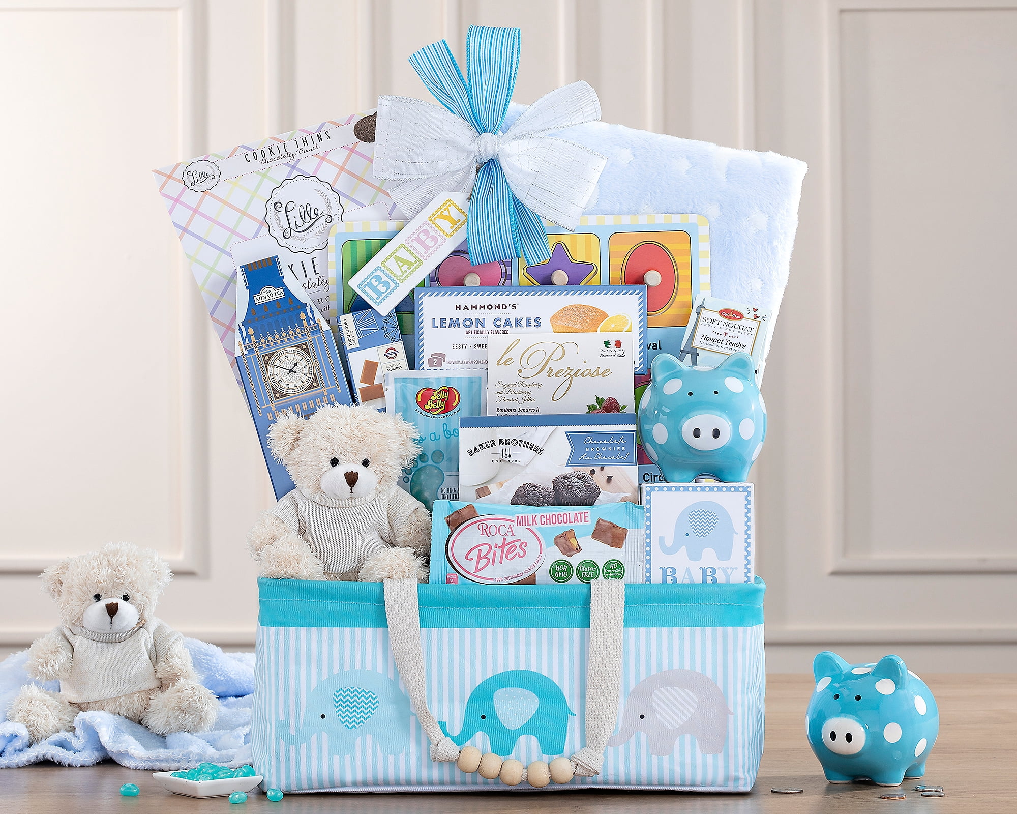 The Bundle of Joy Gift Basket by Wine Country Gift Baskets - Blue