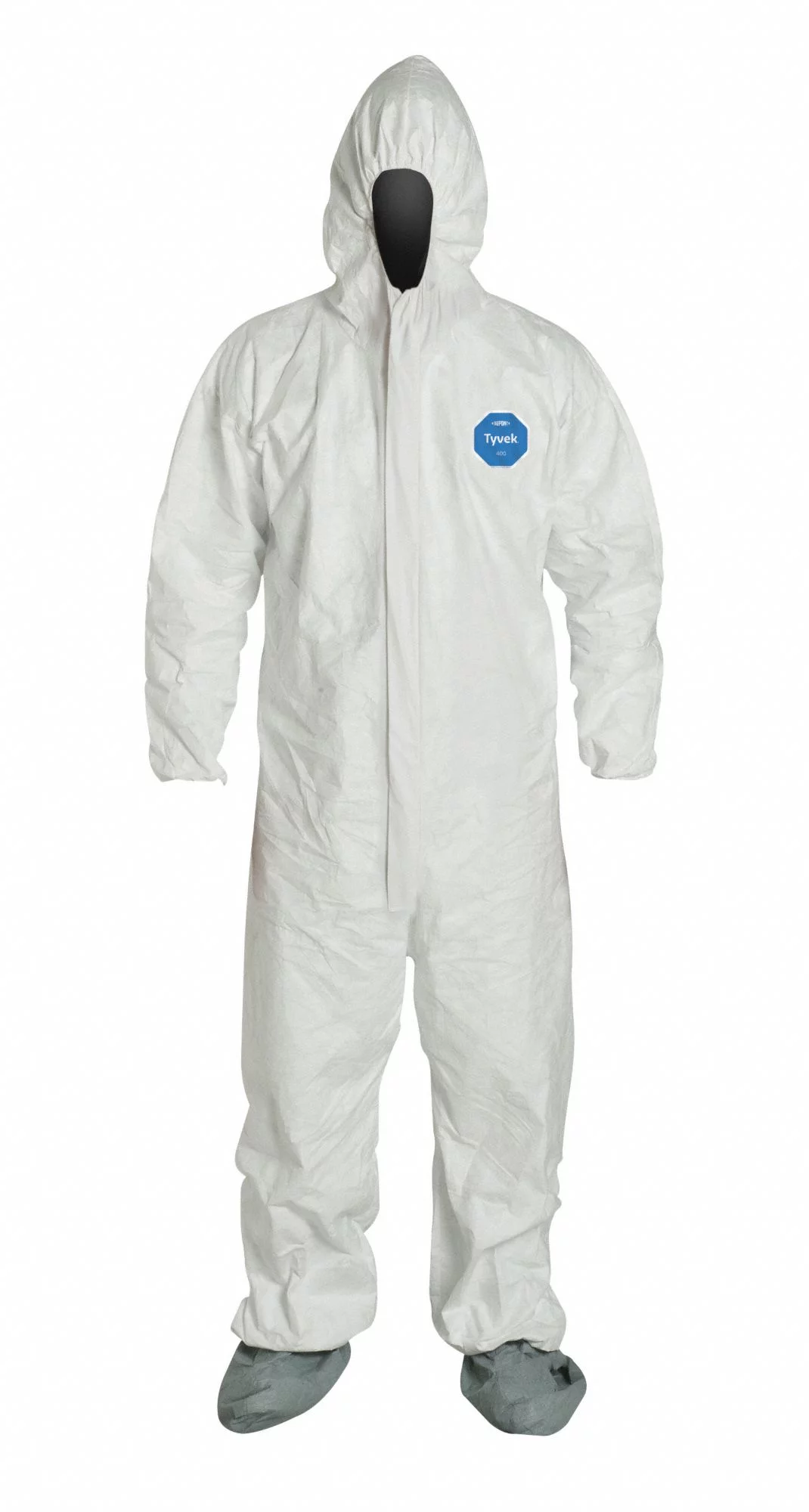 Dupont Hooded Coveralls,M,Wht,Tyvek(R) 400,PK6  TY122SWHMD0006G1