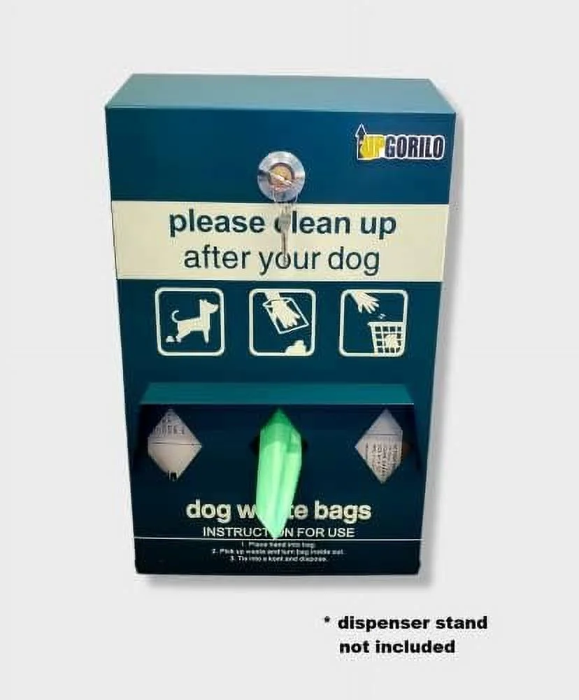 EZ  Dog Waste Bags 10 Rolls, Case Of 2000 Bags (200 Bags Per Roll)