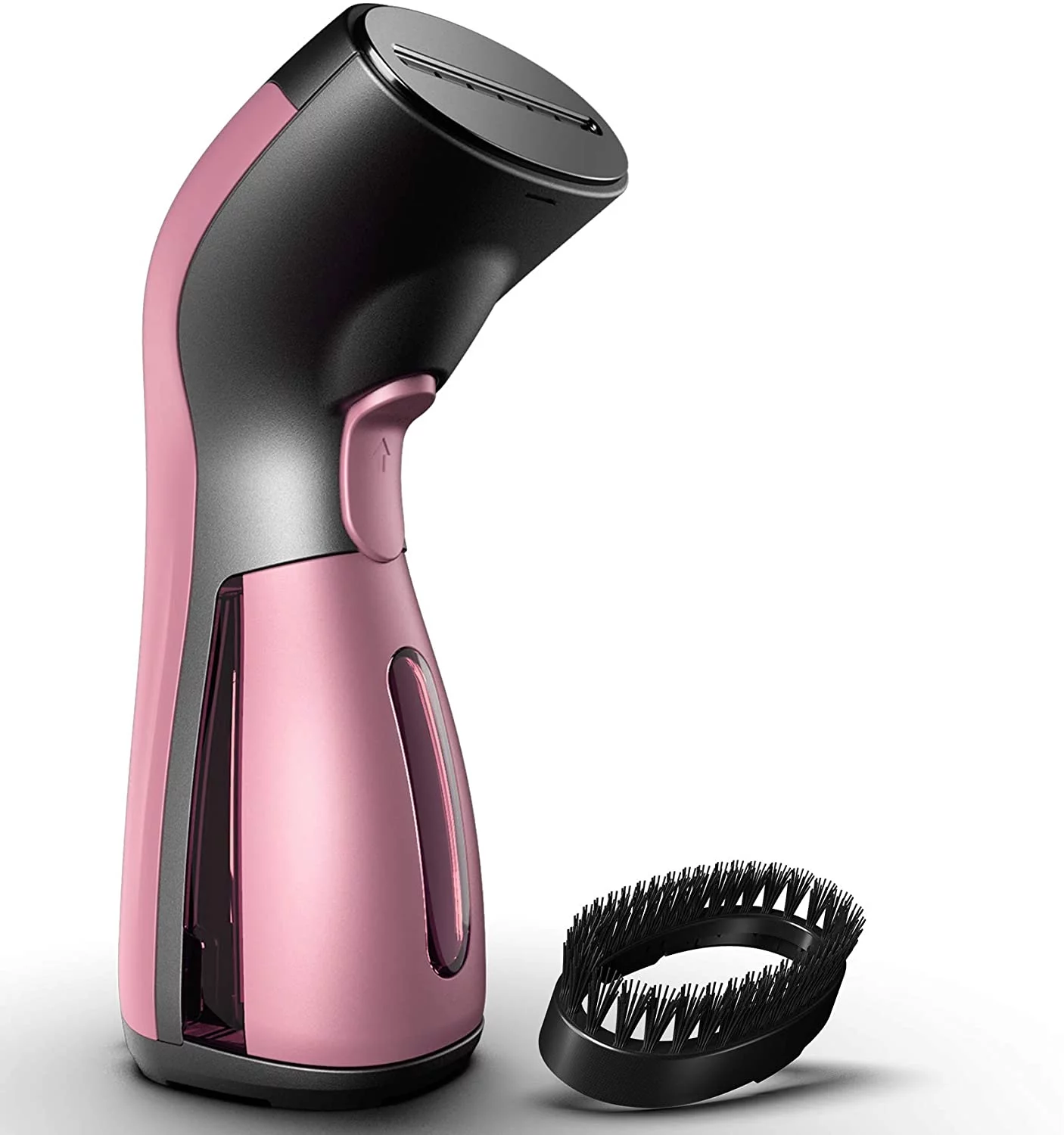 iSteam Steamer for Clothes [Luxury Edition] Powerful Dry Steam. Multi-Task: Fabric Wrinkle Remover- Clean- Refresh. Handheld Clothing Accessory. for All Kind of Garments. Home/Travel [MS208 Pink]