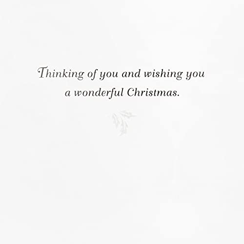 Hallmark Boxed Christmas Cards, Green and Gold (40 Cards with Envelopes)