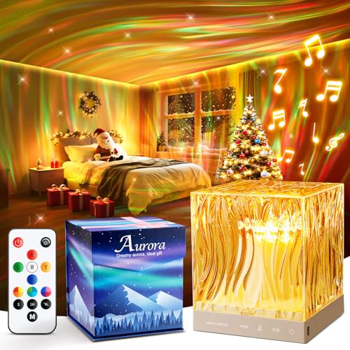 Christmas Gifts for Teens Girls Ocean Lamps for Bedroom,18-Color Teen Girl Gifts Trendy Stuff Mood Lighting,Dimmable Night Light Projector Lights for Bedroom,Remote Aesthetic Room Decor for Teen Girls