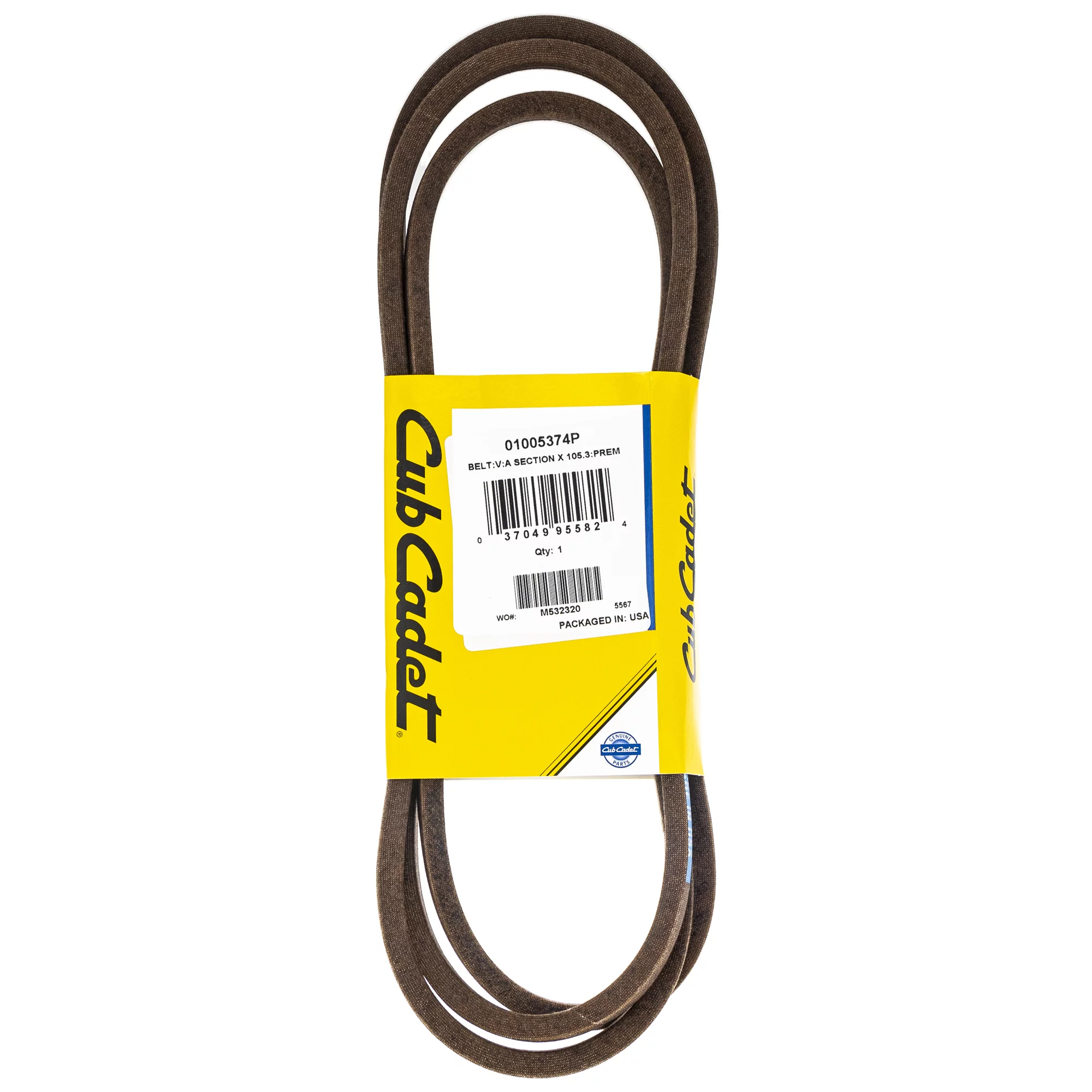 CUB CADET 01005374P V Belt A Sec X 1 Tank 48 L RECON M48 KW KH HN HFF1748 HF1748
