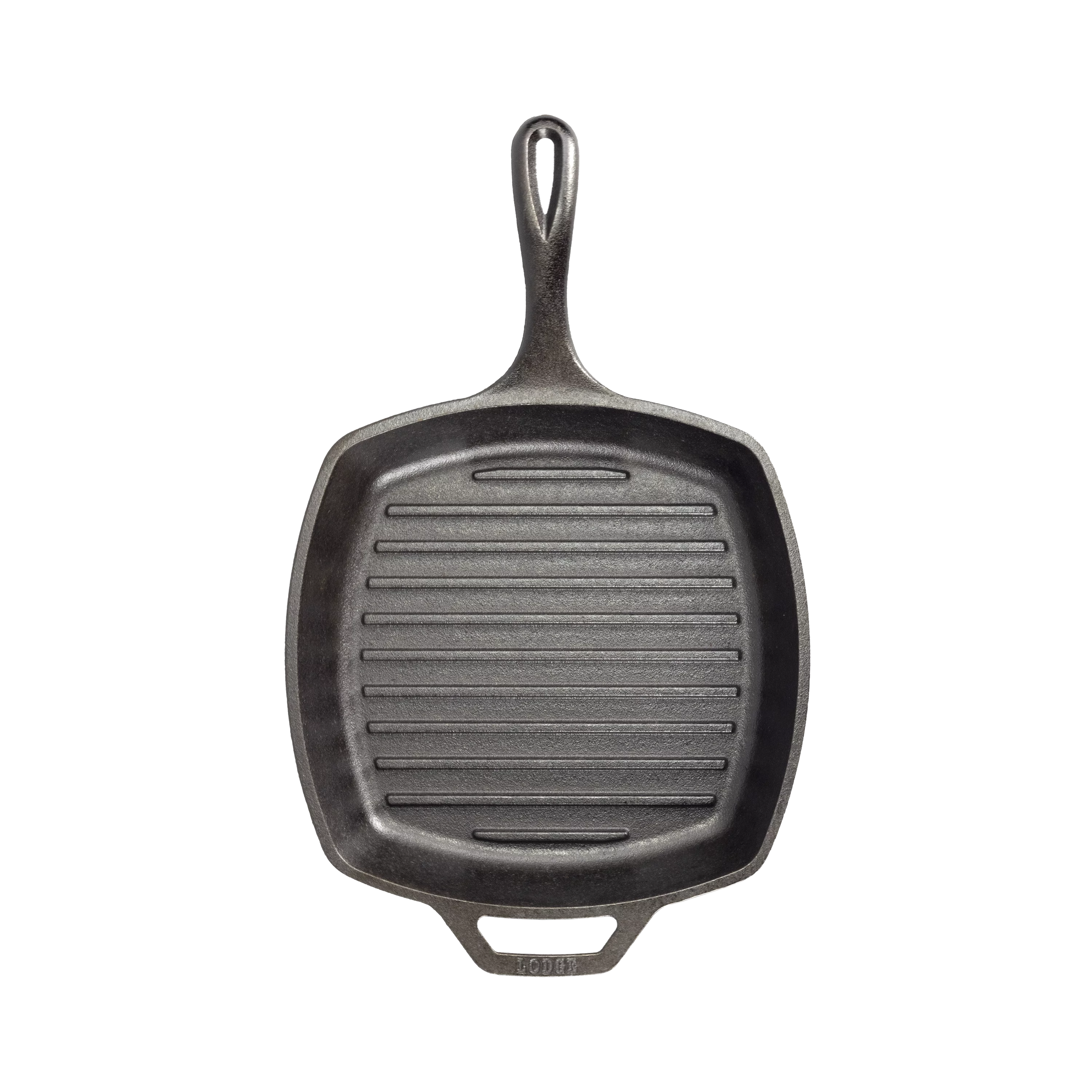 Lodge Yellowstone 10.5 inch Seasoned Square Cast Iron Cowboy Grill Pan