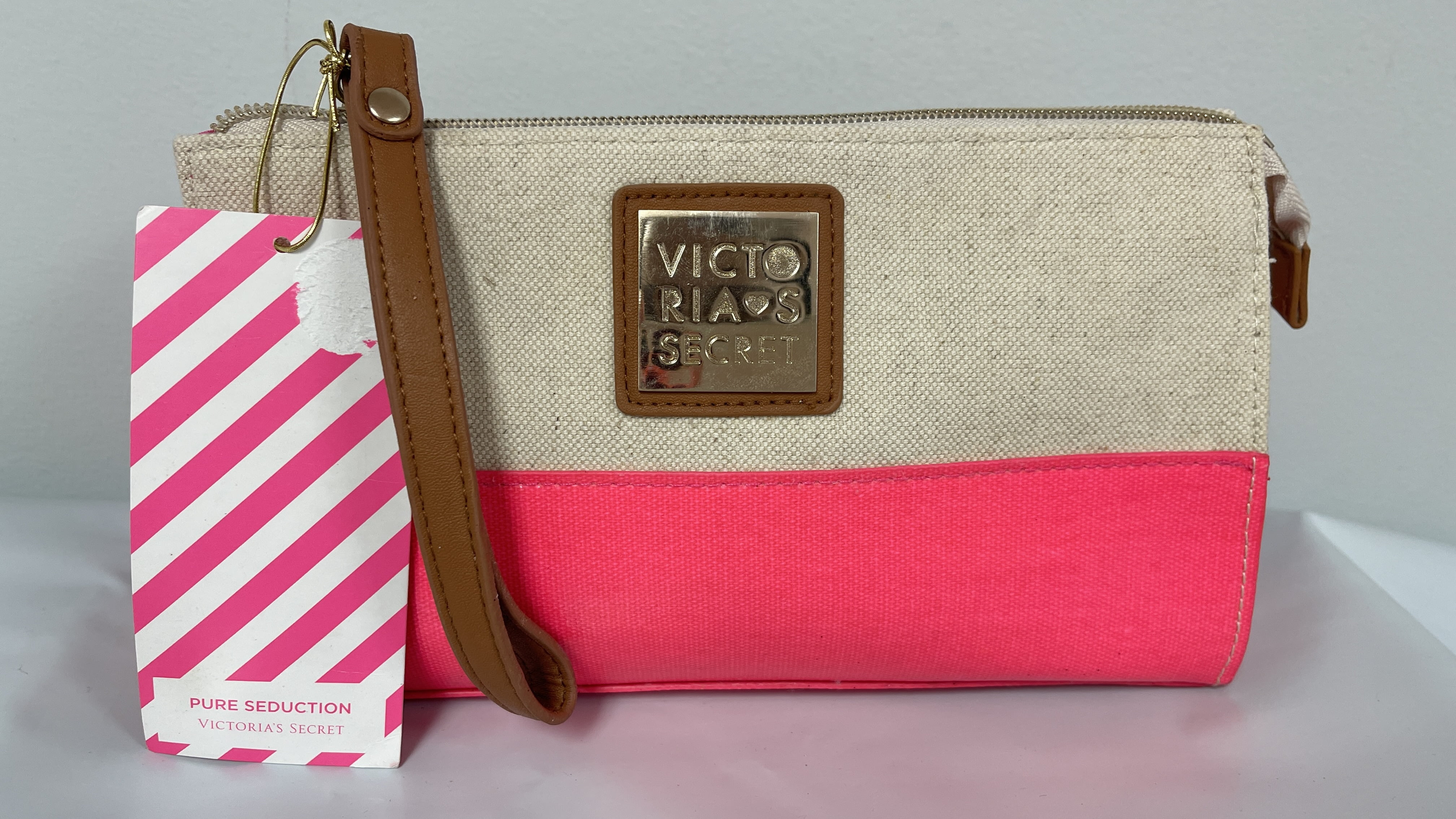 Victoria's Secret Pure Seduction Bag Clutch Set With Fragrance Mist 4.2 fl oz,  Hydrating Body Lotion 4.2 fl oz, Body Wash 4.2 fl oz