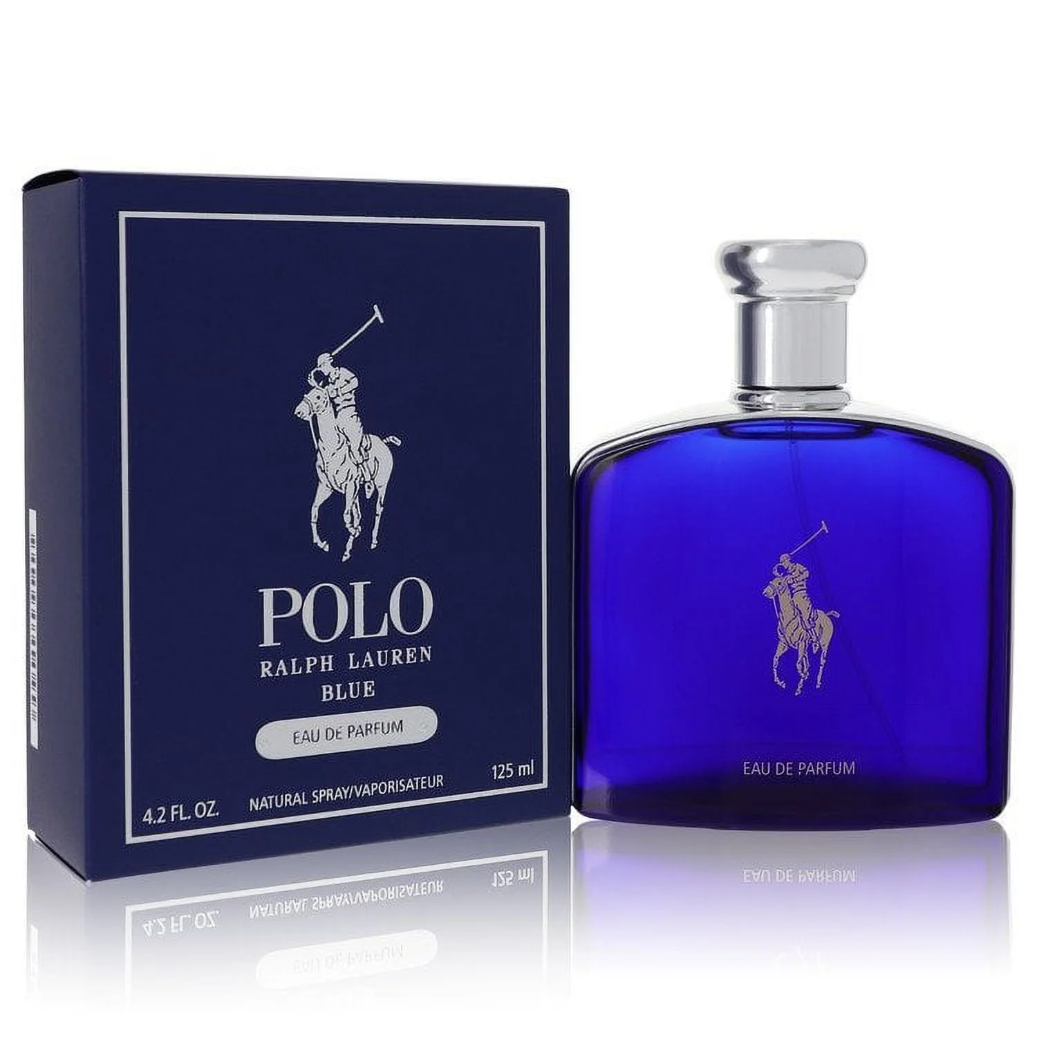 Polo Blue Eau De Parfum Spray - Refreshing Blend of Melon, Cucumber, and Sage