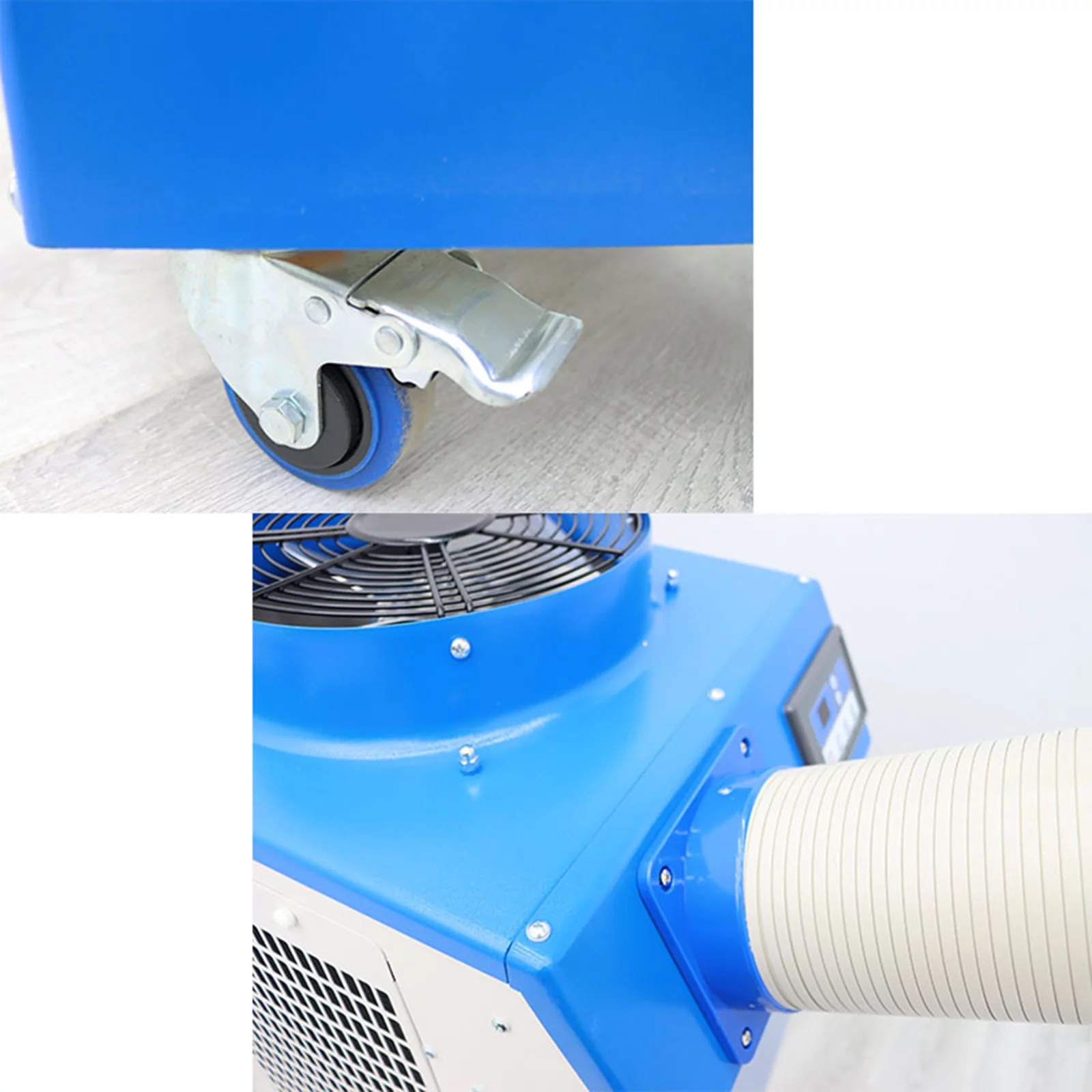 EQCOTWEA Mobile Industrial Air Conditioner Portable Evaporative Cooler Radiator with Wheels 220V