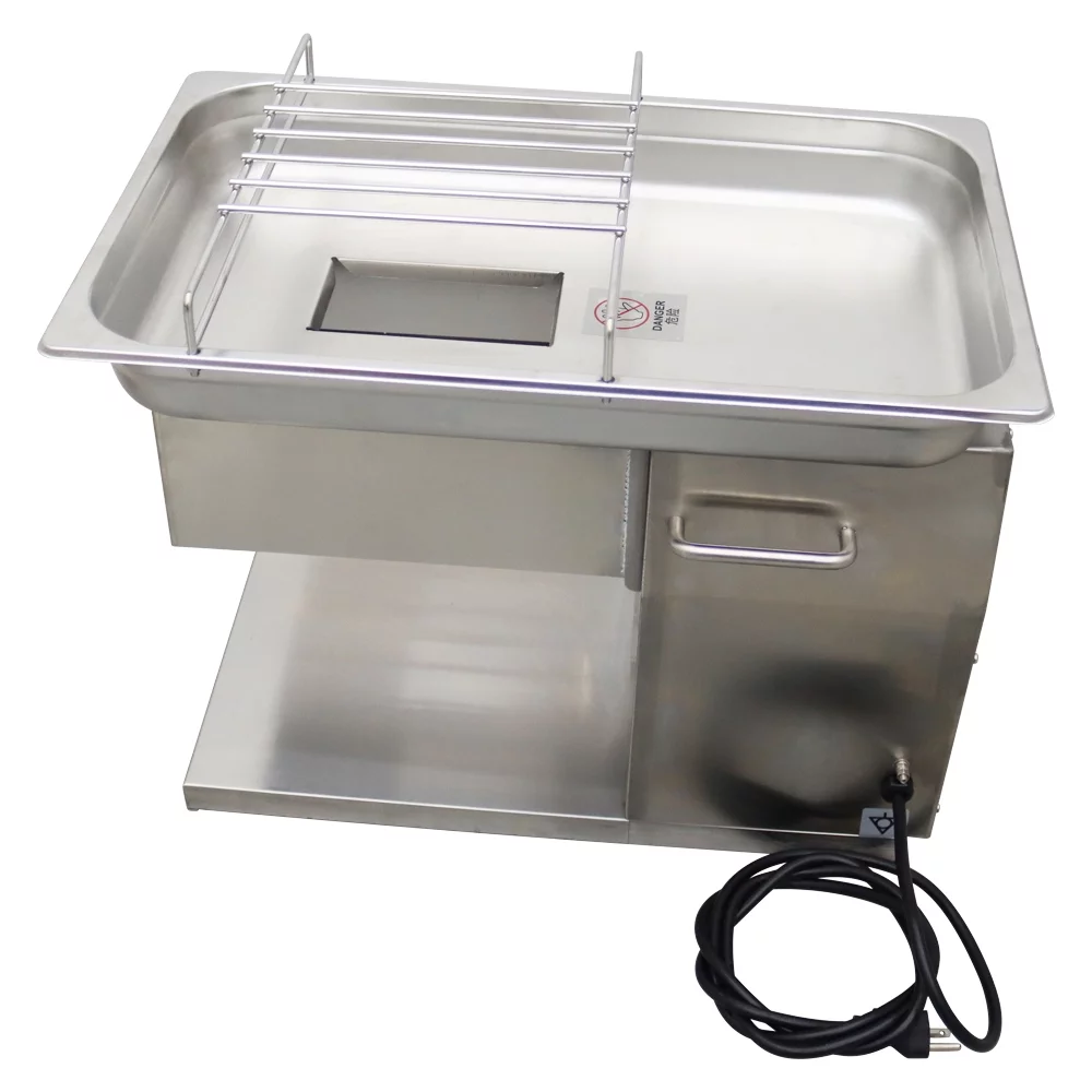 Techtongda QH Commercial Meat Cutter Machine Stainless Steel Meat Slicer Body without Blade