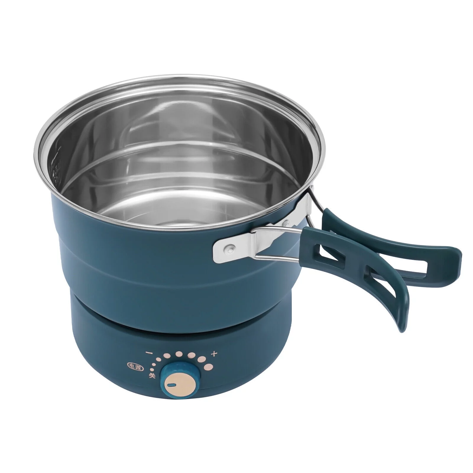 MIDUO Portable Hot Pot Multifunction Split Electric Cooker for Home w/ Steamer 110V