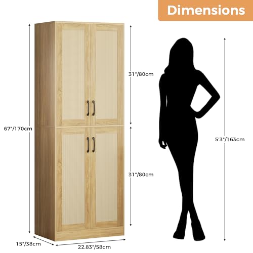 Kitchen Pantry Cabinet, 67