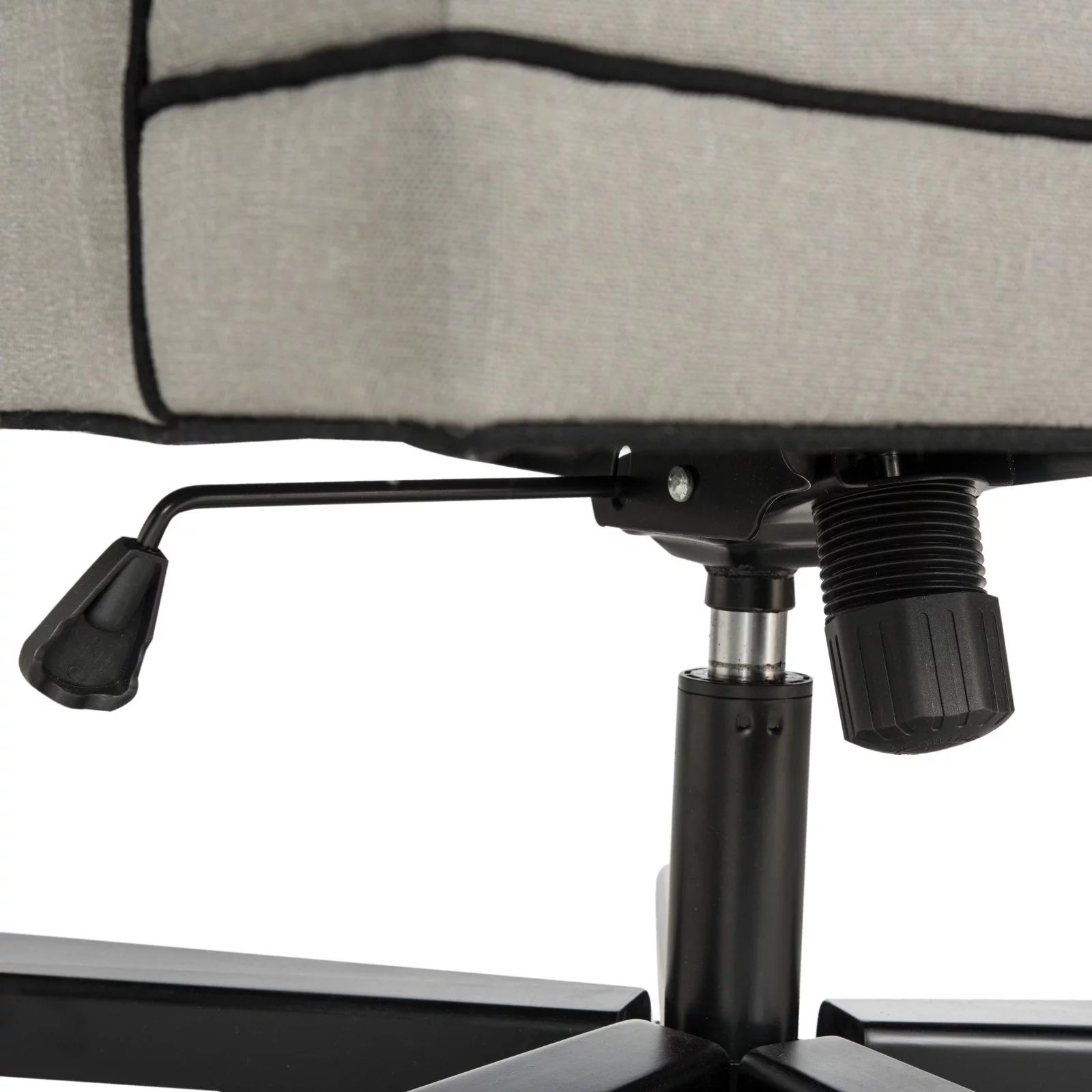 Safavieh  Nichols Adjustable Swivel Granite/ Black Desk Chair - 26.4